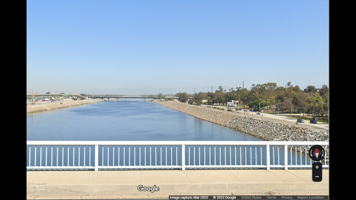 A man was arrested after his 1-year-old daughter’s body was found in a river below a bridge, California police said.