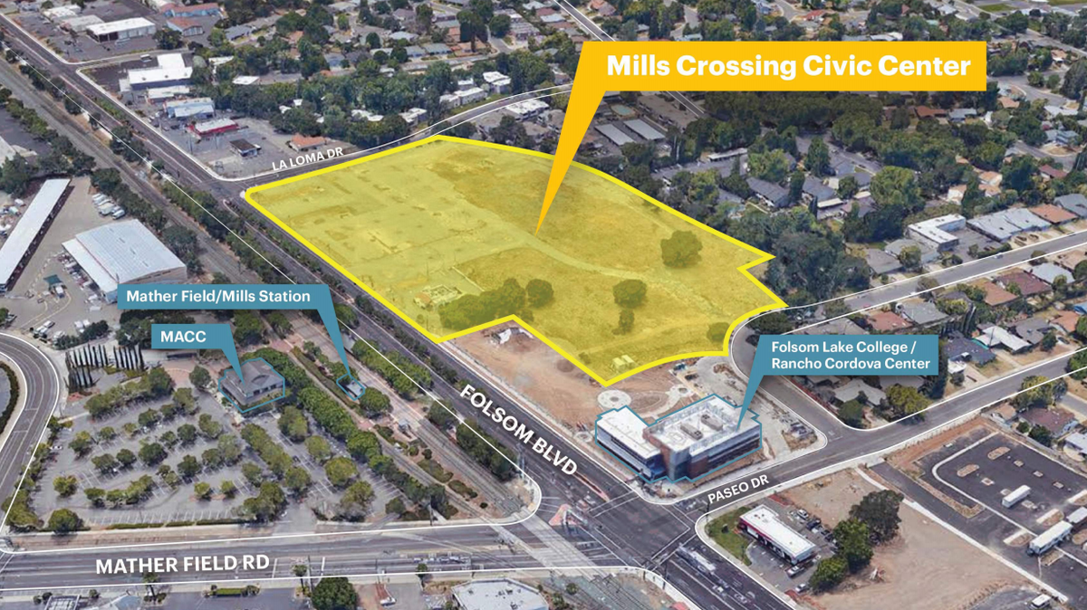The city of Rancho Cordova is planning a civic center and housing development on Folsom Boulevard.