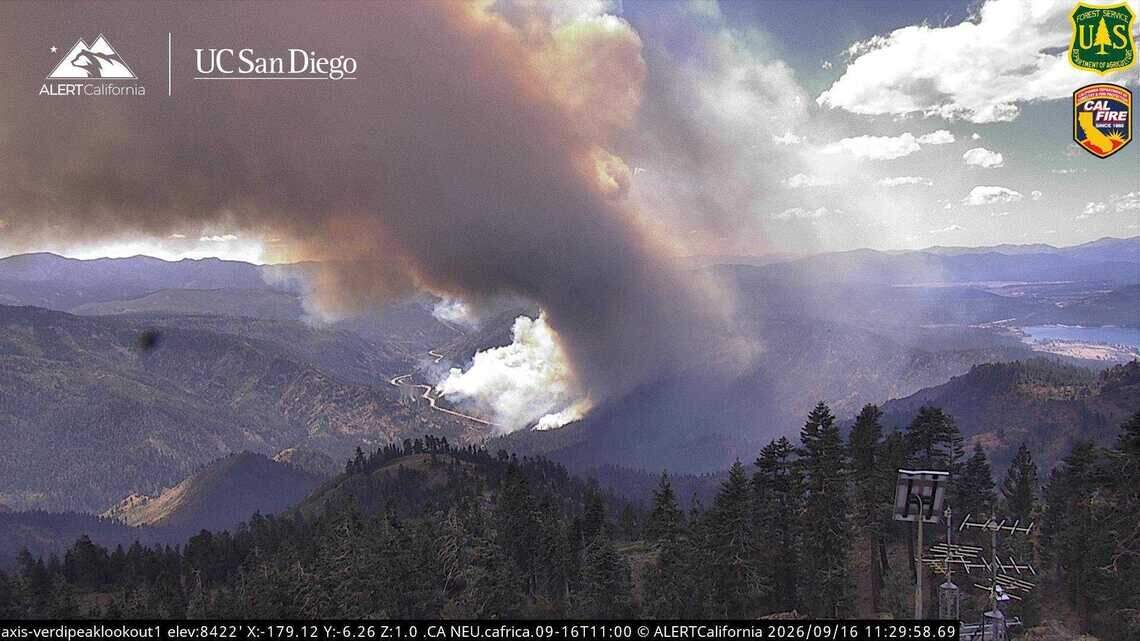 Floriston Fire reaches 600 acres, 5% containment in Sierra. Evacuation warnings remain