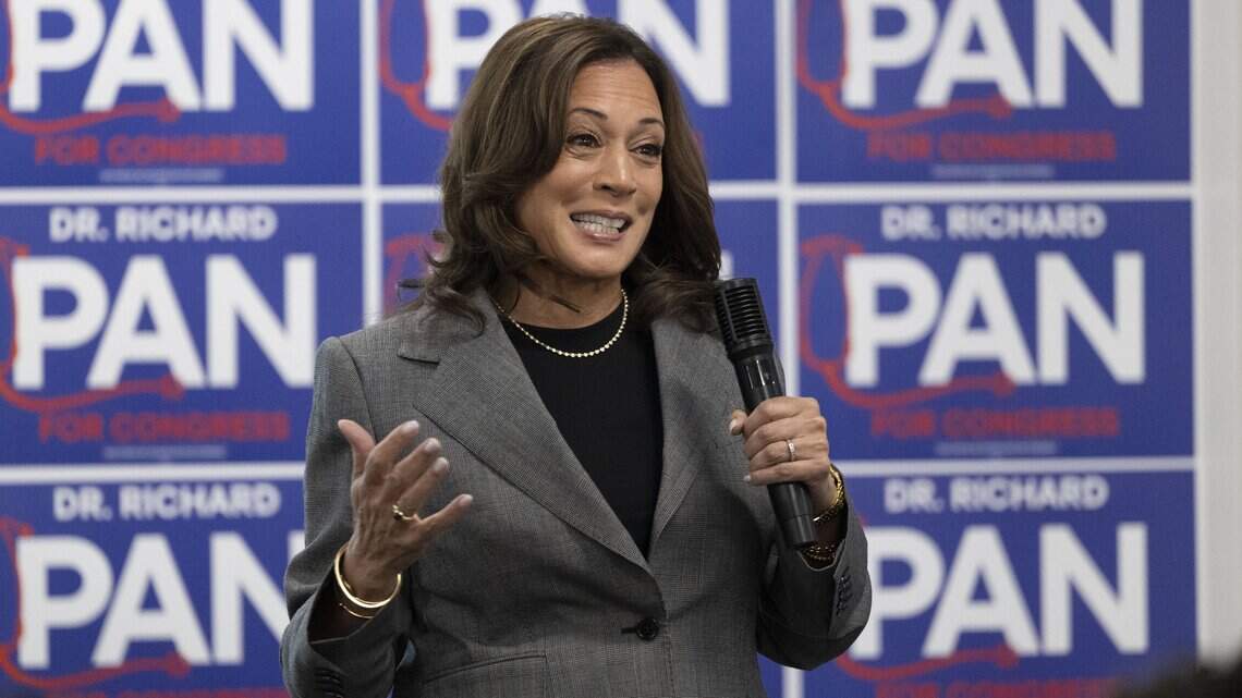Kamala Harris rallies for Richard Pan in Sacramento, bashes Kevin Kiley