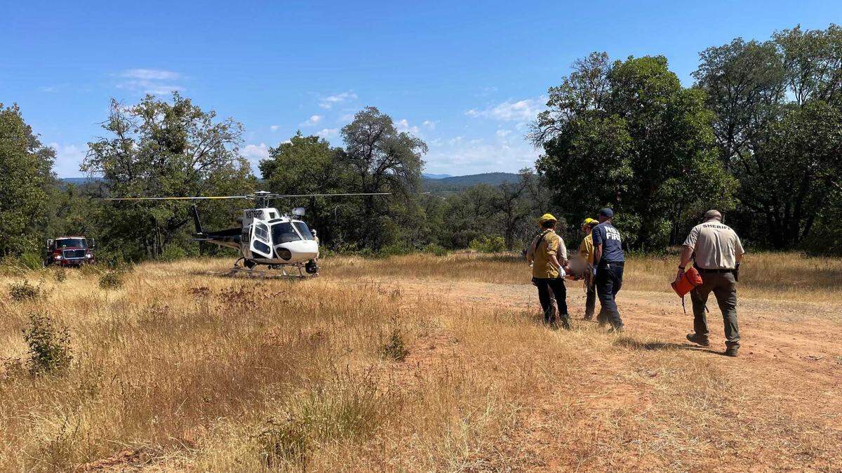 A Sacramento woman, who had been missing for 12 days, was found alive Friday afternoon Sept. 6, 2024, on the top of the river canyon in the vicinity of the Yuba River and Sweetland Creek northwest of Nevada City, California.