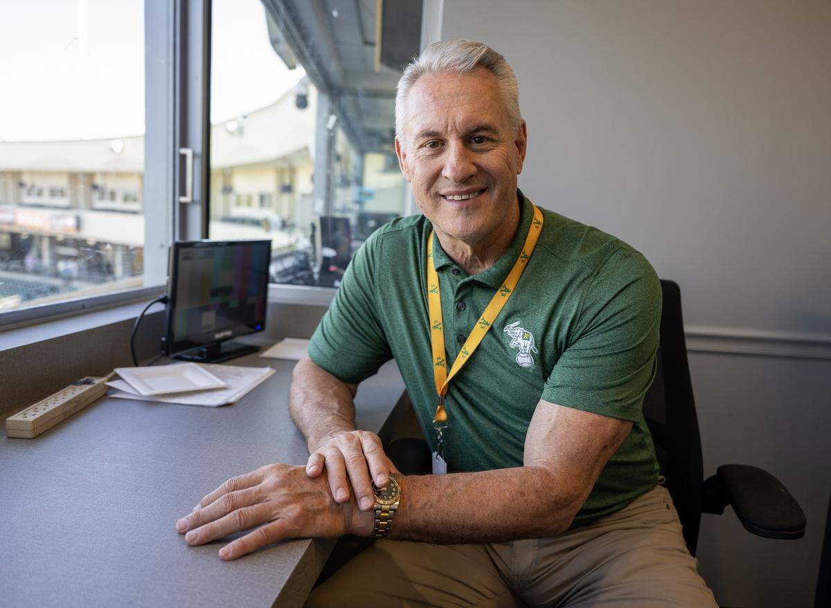 Athletics television broadcaster Steve Sax shares his thoughts on life on Saturday, Aug. 16, at Sutter Health Park in West Sacramento, where the five-time Major League Baseball All-Star earned All-American honors in high school. 