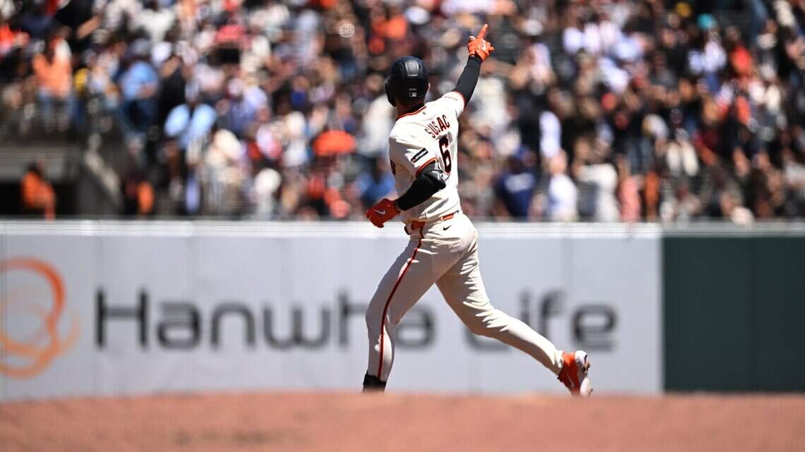 Roseville’s Daniel Susac blasts first 2 MLB home runs for San Francisco Giants