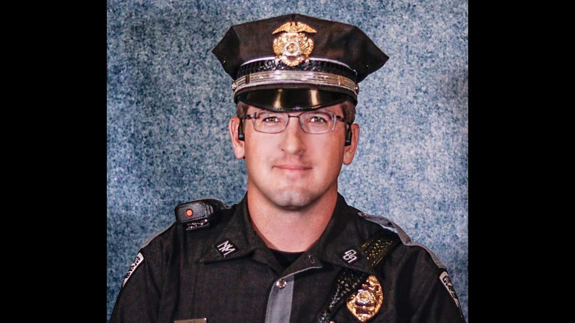 A man has pleaded guilty in connection with killing New Mexico State Police Officer Justin Hare, who’s seen in this photo, according to the U.S. Attorney’s Office for the District of New Mexico.