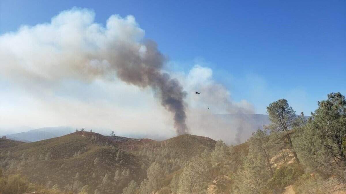 The Ranch Fire, as seen Monday, Nov. 4, 2019.