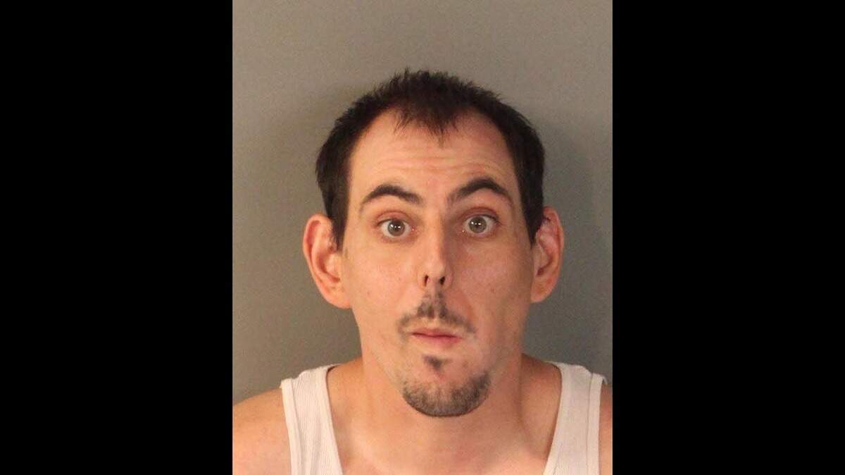A Novato man, identified as Kevin Grunebach, was arrested twice in a day for speeding and evading arrest and then tampering with a vehicle after he was released from jail. 