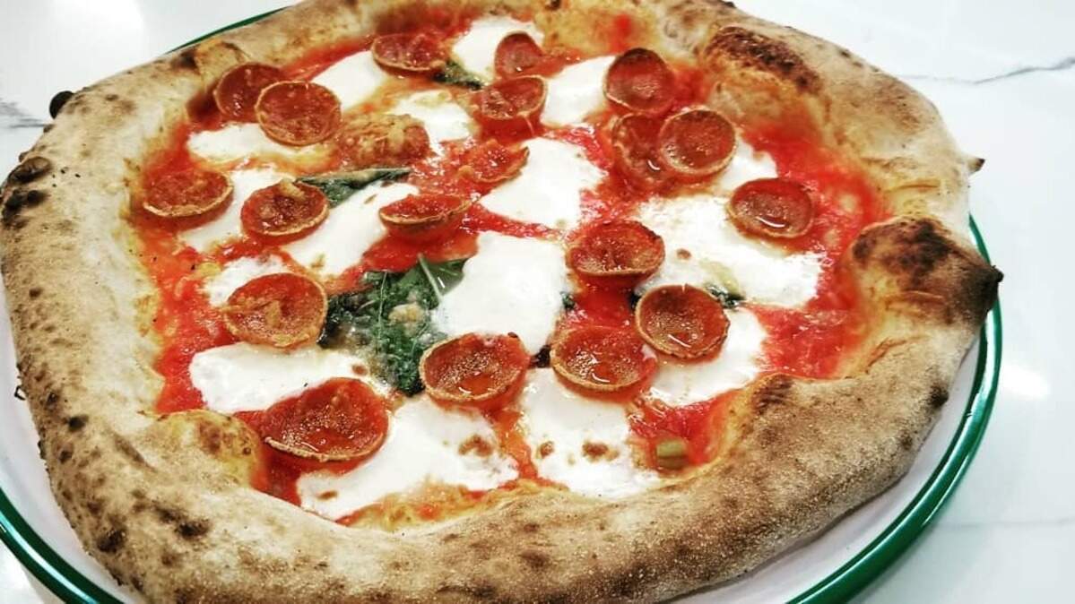 Flour Dust Pizza, a Sacramento-area pizza catering company, has opened its first brick-and-mortar location at 5080 Foothills Boulevard in Roseville.