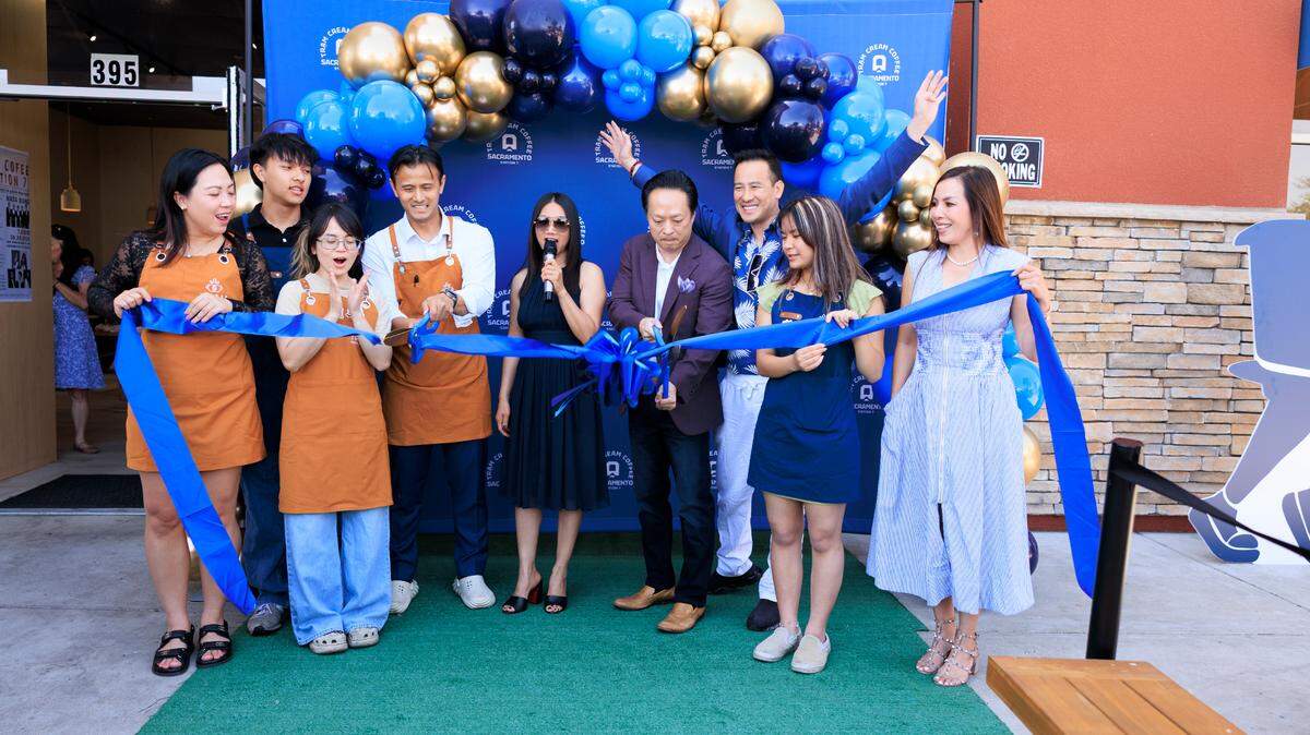 The grand opening of the Tram Cream Coffee was held on Saturday, June 14 at 6829 Stockton Blvd. Suite 395 in Sacramento.