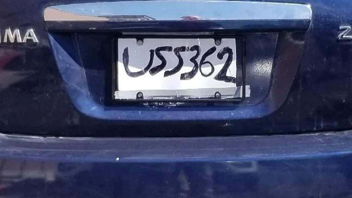Troopers pulled over a 41-year-old man after seeing his car with a handwritten license plate and tinted windows on Aug. 28, 2021, officials said. They later discovered seven pounds of meth in the car and arrested him.