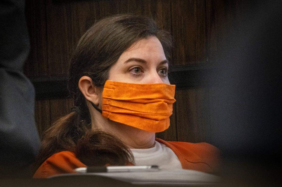 Lindsay Piper on Friday, Nov. 19, 2021 at El Dorado Superior Court in Placerville. A judge on Friday July 8, 2022, sentenced Piper to 15 years to life in prison for the death of her stepson, 11-year-old Roman Lopez.