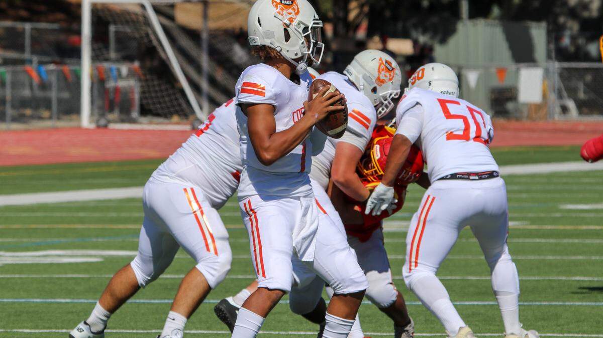 Anthony Grigsby from Cosumnes Oaks is one of the top quarterbacks in the area.