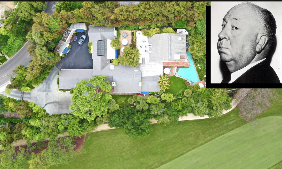 The former secluded home of Alfred Hitchcock in Los Angeles, California, has sold for $8.8 million.
