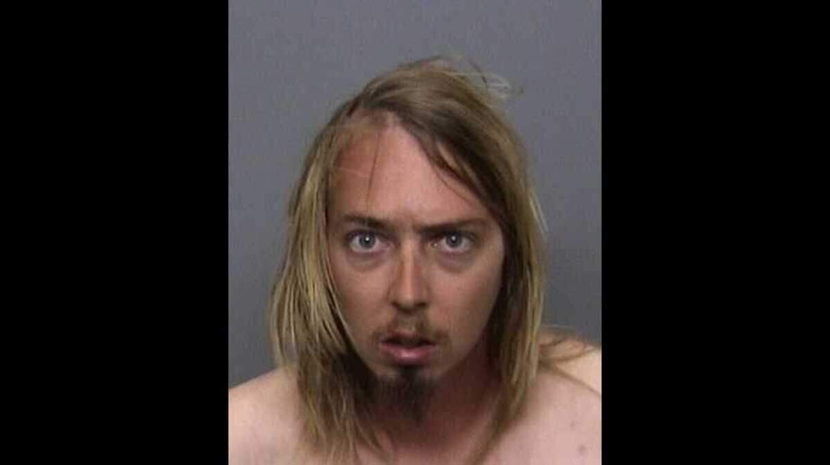 A Shasta County woman and her children returned home to find the house ransacked and an unknown man lying in her bedroom. Christopher AbelJones was arrested after struggling with a K-9 officer and faces charges for burglary and resisting arrest.