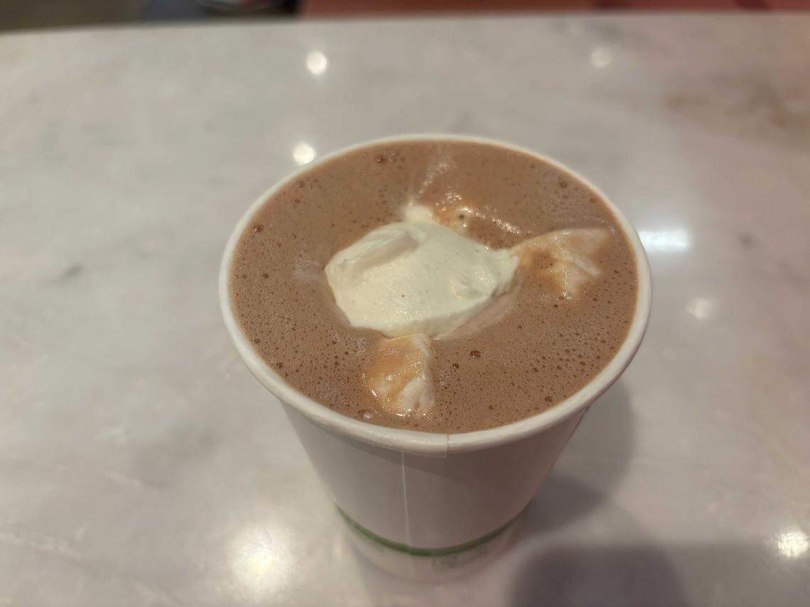 Yelp named Ginger Elizabeth Chocolates' Oaxacan Spiced Hot Chocolate as one of the 10 most "outrageous" in the nation. Though it is not as visually elaborate as other entries to Yelp's list, its warm spice blends and house-made marshmallow topping earned it high praise.