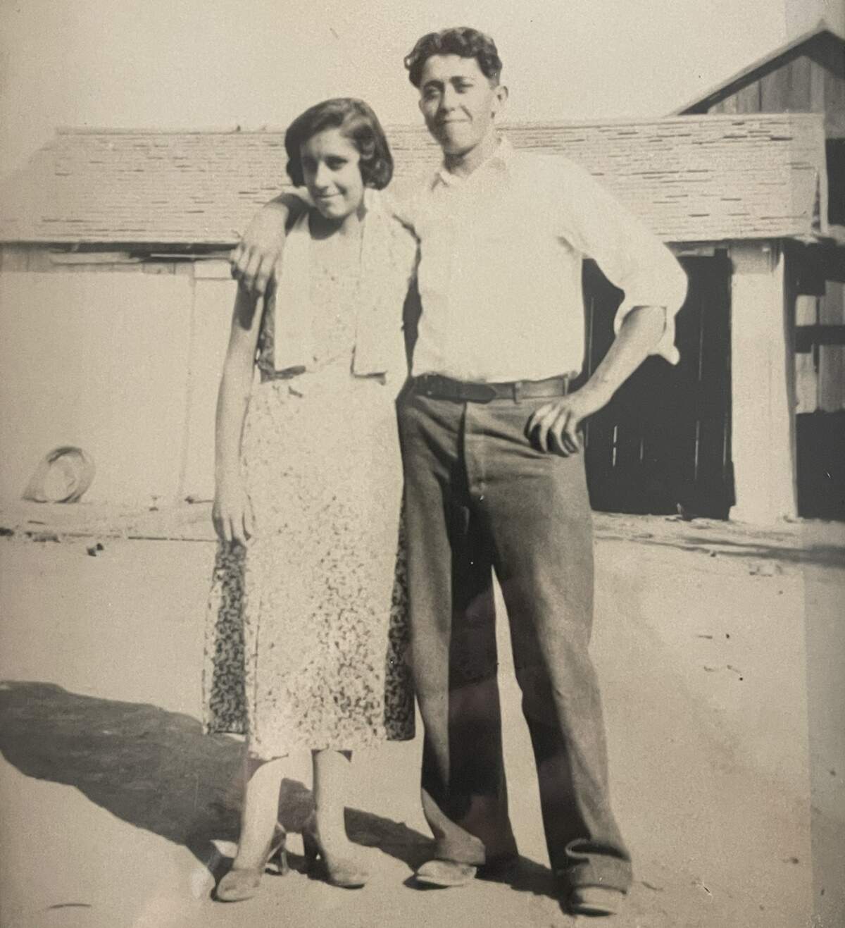 Marianne C Paiva’s grandparents, Evelyn and Anthony Paiva, in the late 1930s.