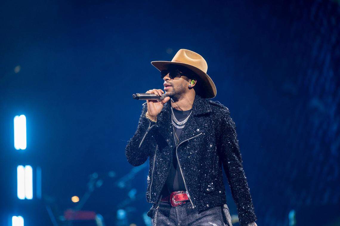Country singer-songwriter&nbsp;Jimmie Allen performs in Sacramento this past March as the opening act on Carrie Underwood’s Denim & Rhinestones Tour. 
