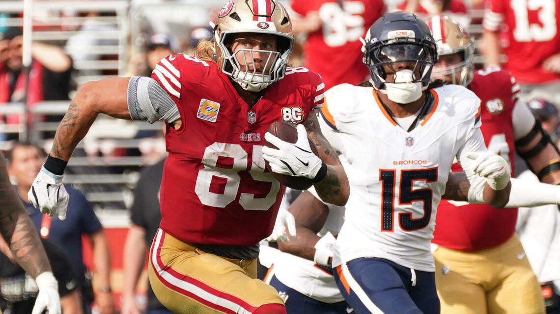 49ers takeaways: They’re 4-0, as Kittle and Greenlaw star in tough win over the Broncos