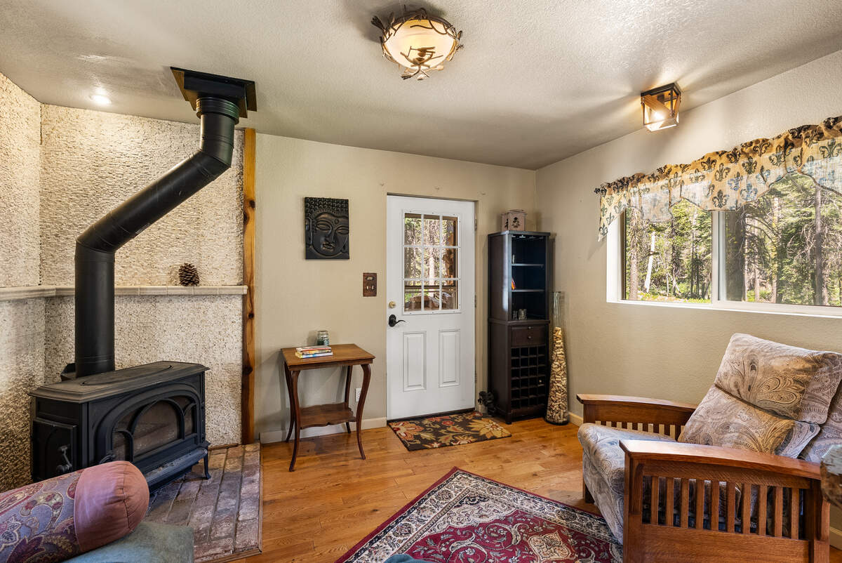 The estate in Soda Springs comprises three cabins, a workshop, a 1,000-square-foot apartment above a saloon and direct access to the Yuba River.