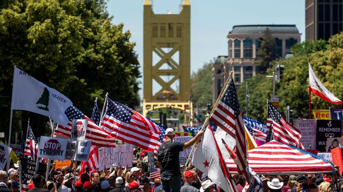 Angry white crowds prove that anti-health COVID-19 protests are not about the economy