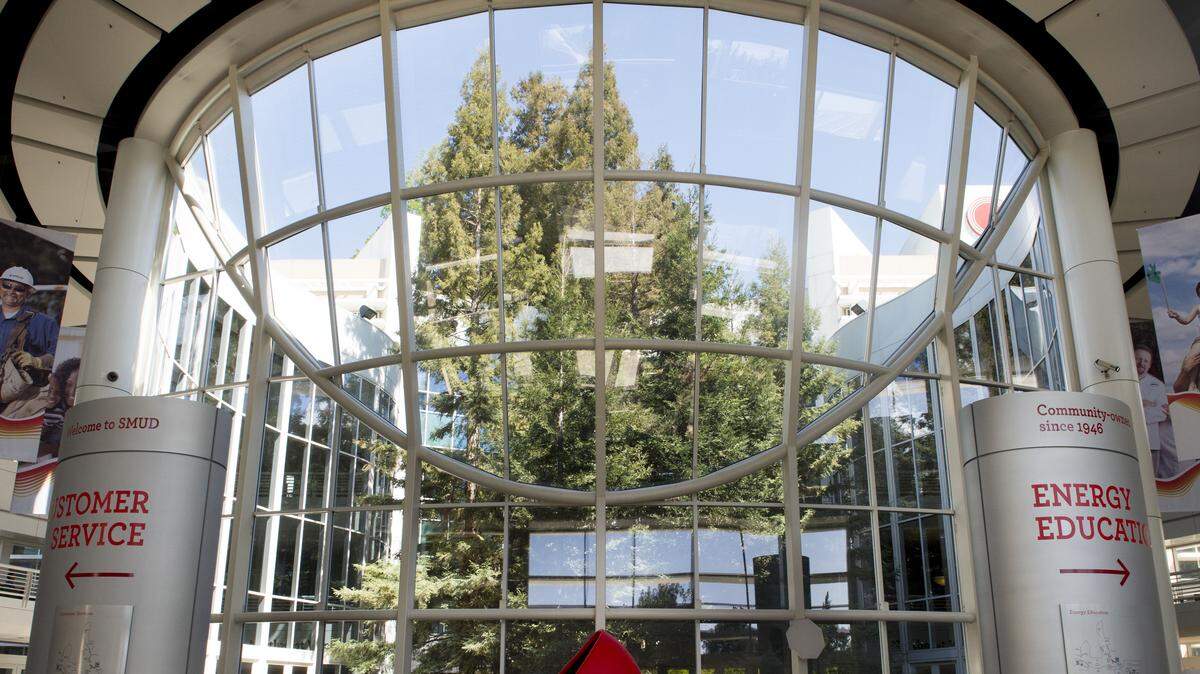 Atrium at SMUD’s offices in East Sacramento.