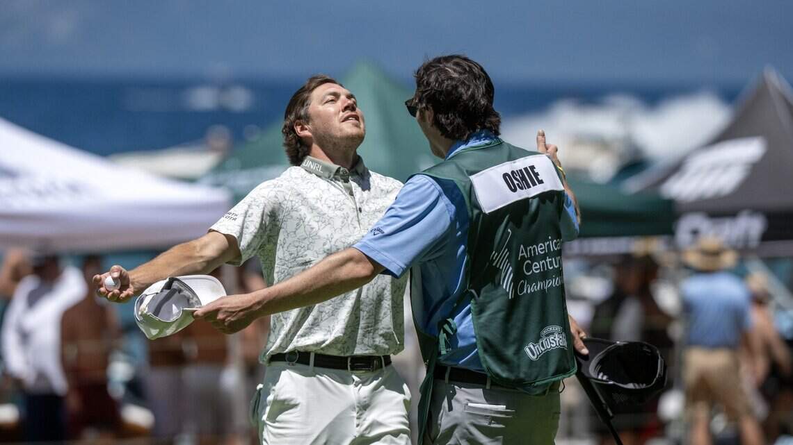 Photos: Celebrities take their swings at American Century golf tournament