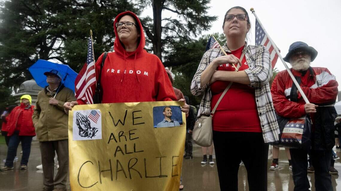 Conservatives gather at California Capitol to celebrate Charlie Kirk’s birthday