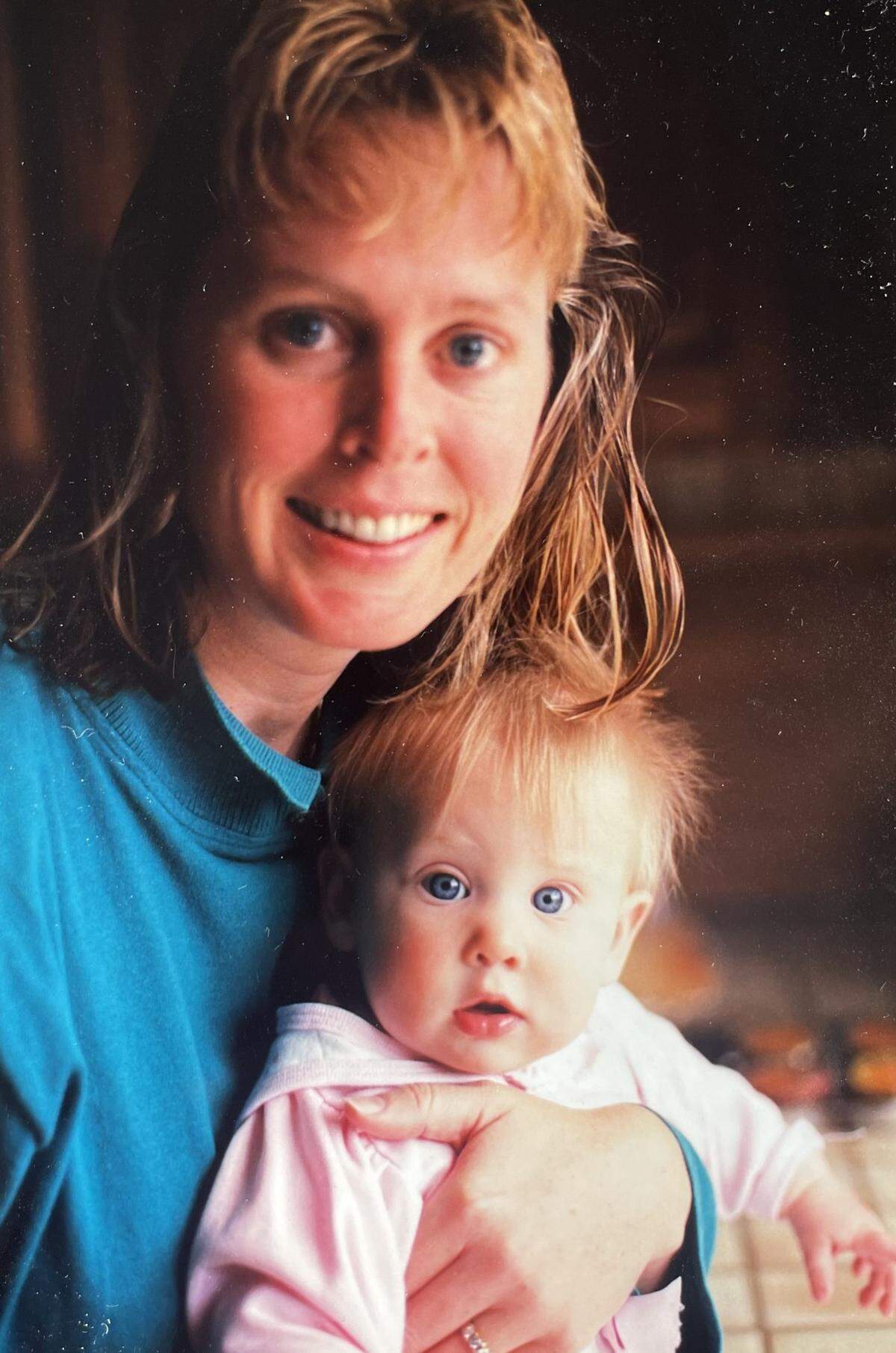 The author with her eldest daughter, Shanley.