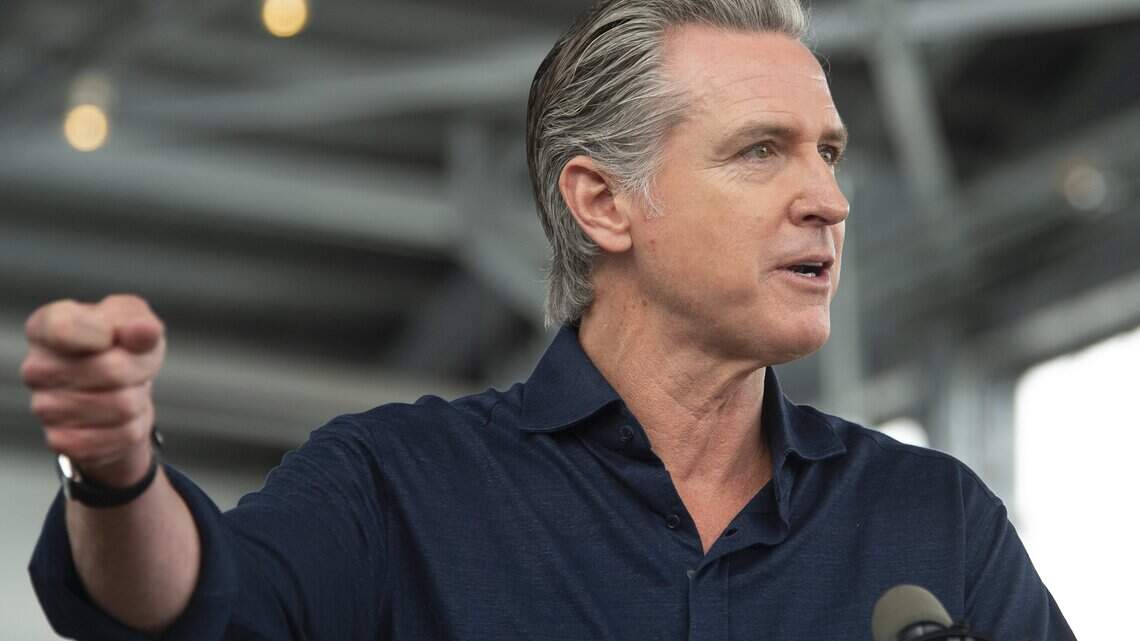 Gavin Newsom says he won’t run for president if Kamala Harris does