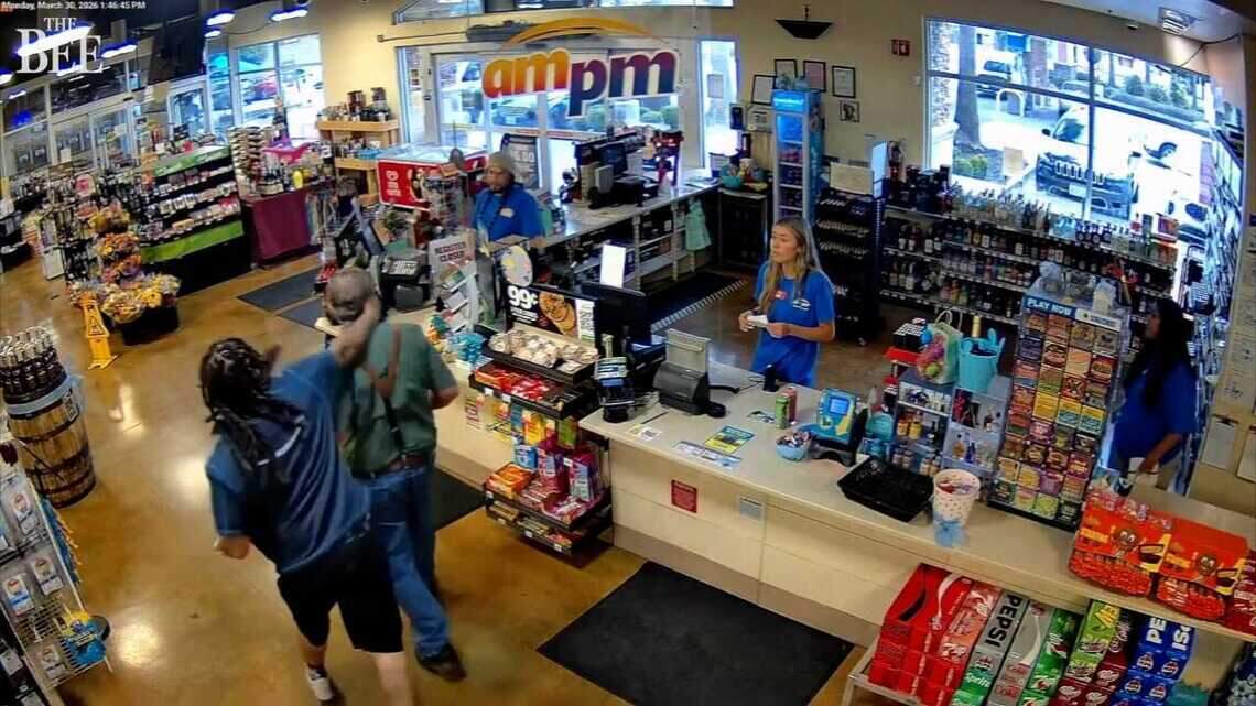 Video shows Amazon driver attacking elderly man inside Elk Grove gas station