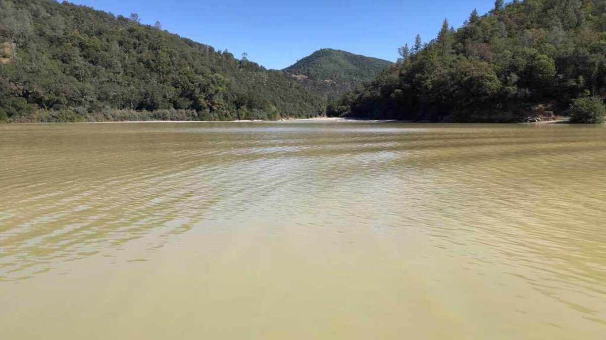 The Englebright Lake is shown on Saturday, Sept. 21, 2019. Nevada County health officials have warned people about swimming and using the water in the South Yuba River after it turned yellow on Friday. Test results are expected in three to four days.