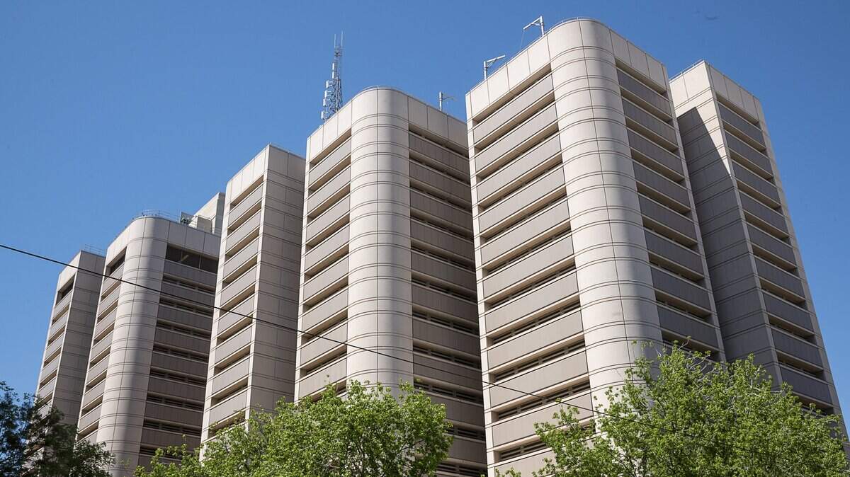 Sacramento County’s Main Jail on J Street in downtown Sacramento photographed on Tuesday, April 28, 2020.