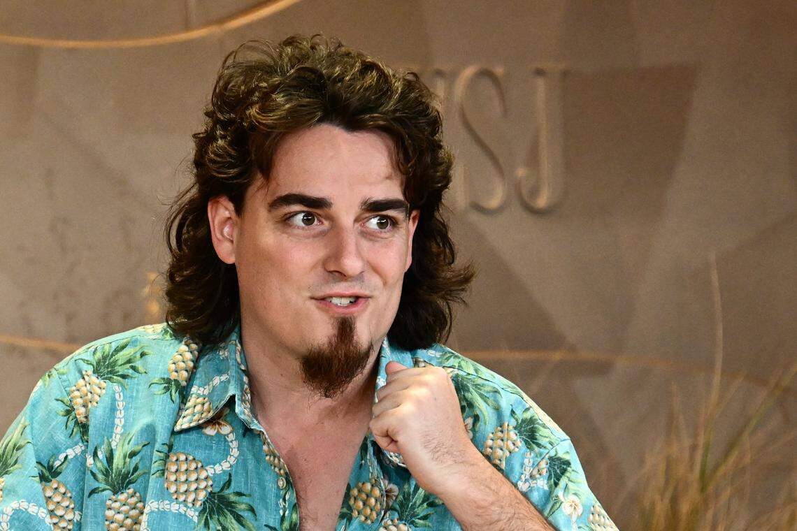 Palmer Luckey, founder of Oculus and Anduril Industries, speaks during The Wall Street Journal's WSJ Tech Live conference in Laguna Beach, California on October 16, 2023. (Photo by Patrick T. Fallon / AFP) (Photo by PATRICK T. FALLON/AFP via Getty Images)