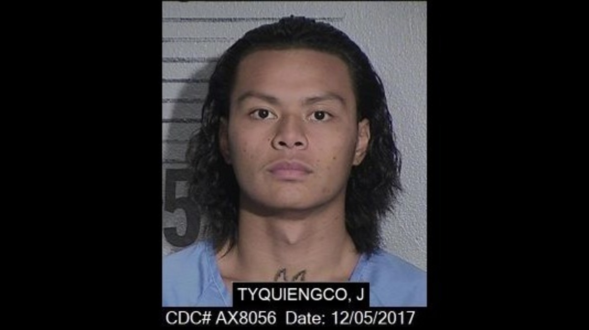 Justin Tyquiencgco, an escaped inmate from Washington Ridge Conservation Camp in Nevada County on Tuesday.