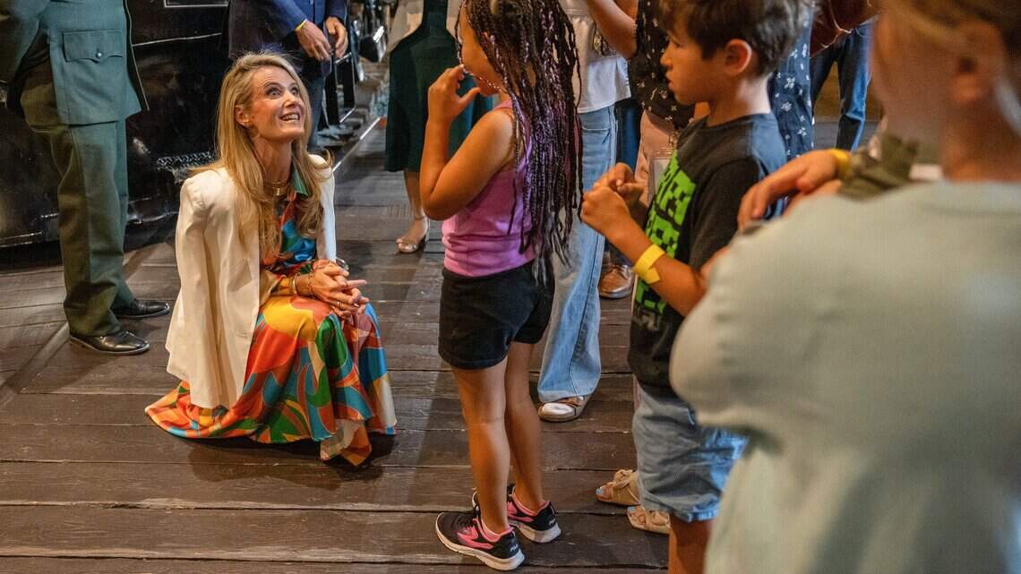 Teary Siebel Newsom celebrates free State Parks pass as kids return to school
