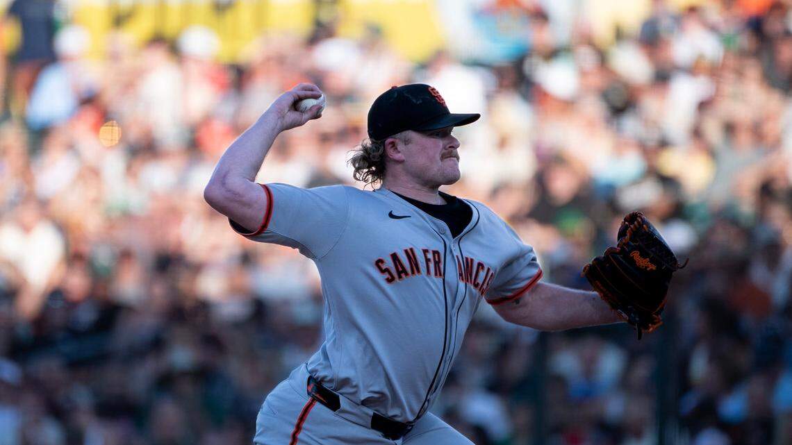 Giants’ Logan Webb pitches tonight at Sutter Health Park. Why’s he with River Cats?