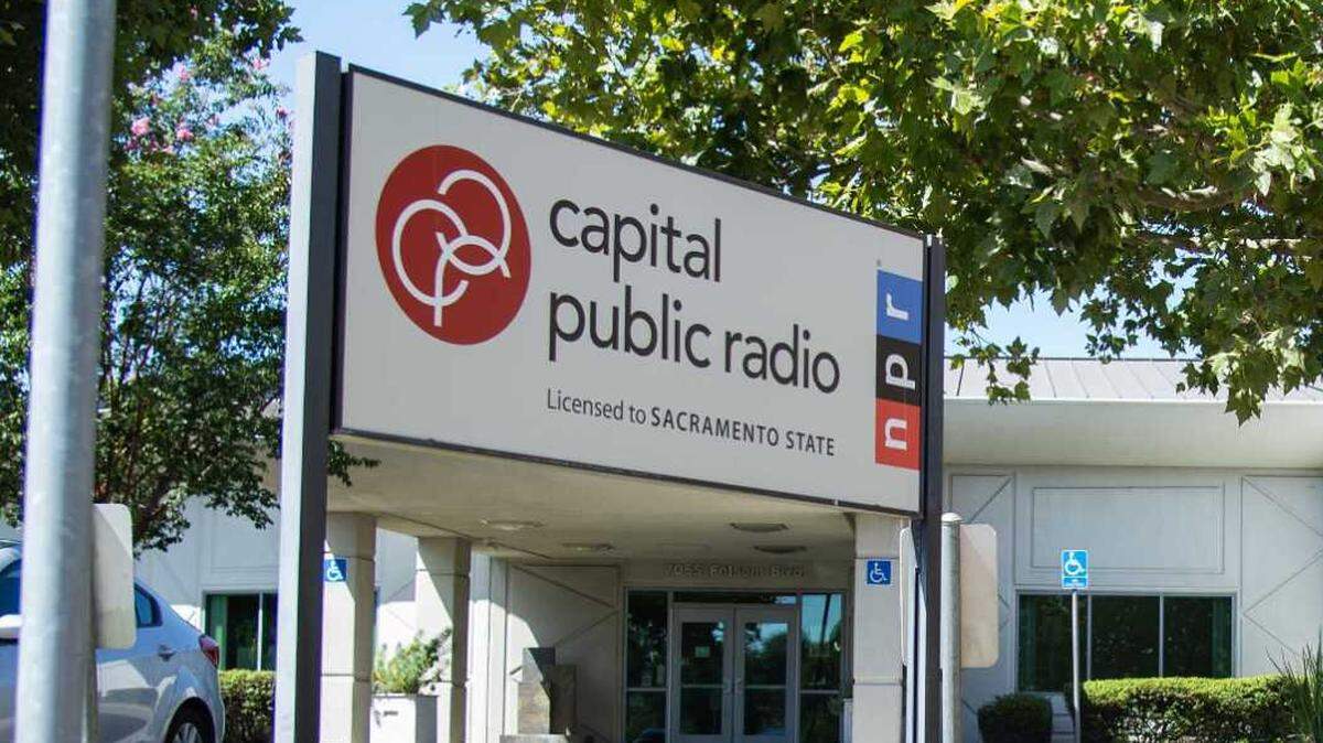 Capital Public Radio’s current offices on the campus of Sacramento State on Wednesday, Sept. 13, 2023.