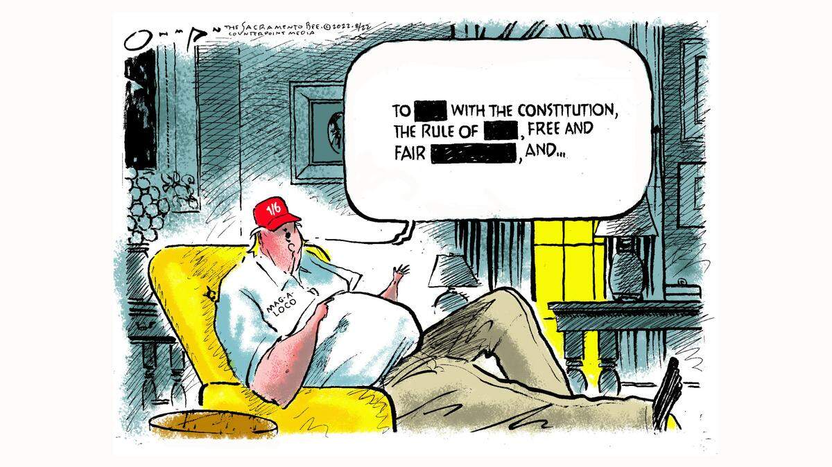 Jack Ohman: Redacted red hat ...