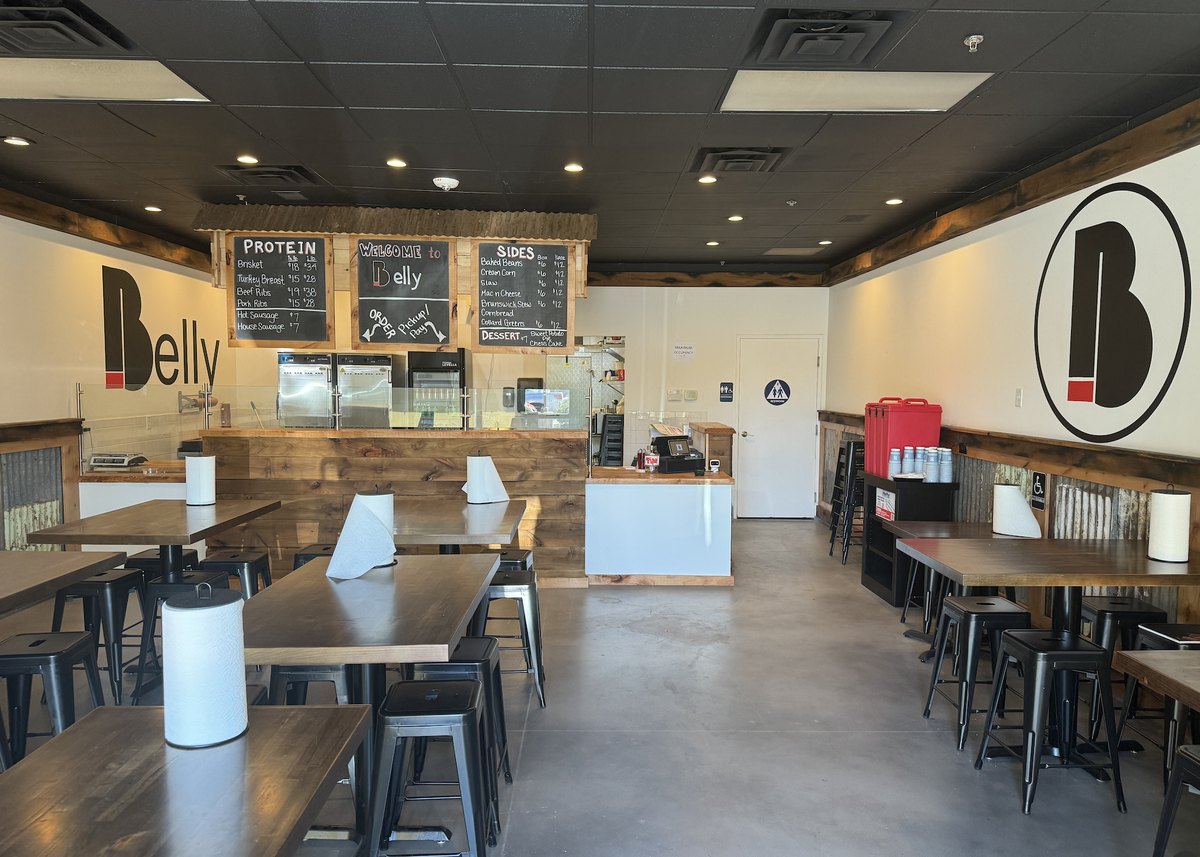 The interior of the Folsom restaurant, set to open this weekend.