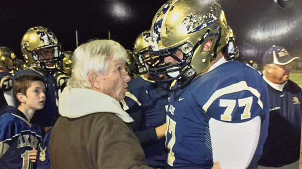 Marshall Nixon, left, coached Nevada Union football to success in the 1970s and 1980s and found joy in watching his son, Chris Nixon, and grandsons Sean and Scott, excel in Elk Grove. Nixon died Dec. 2, 2024 at 85. Nixon family photo