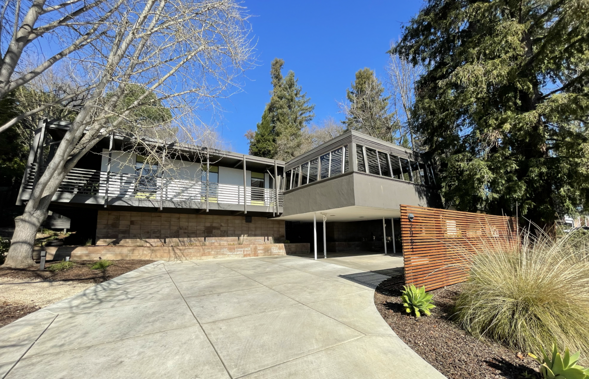 The 2,700-square-foot mid-century modern masterpiece called the Nittler Residence is tucked into a hillside half-acre lot in Carmichael.