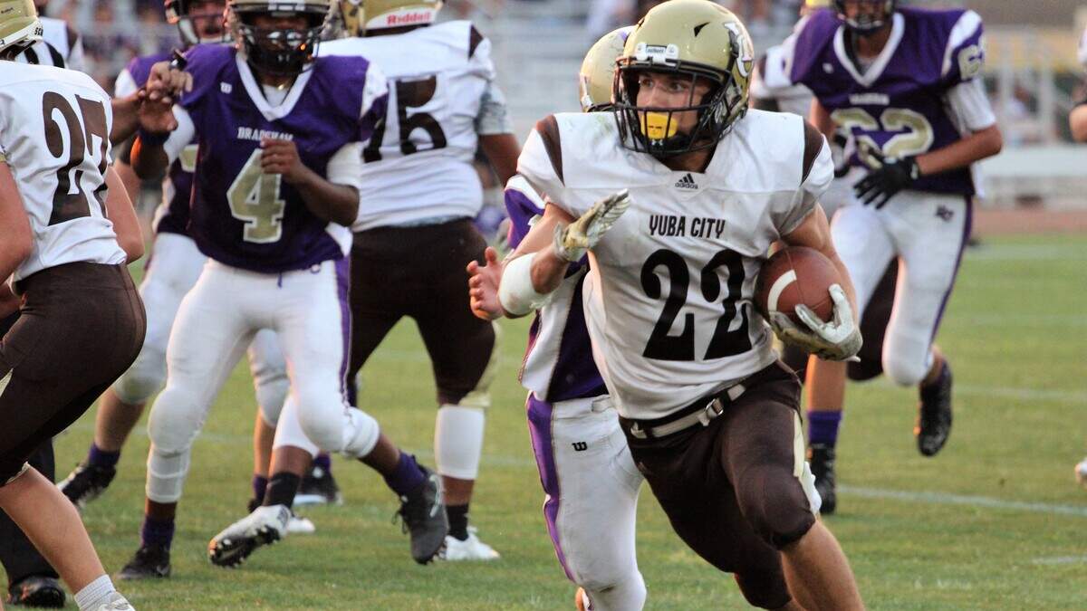 Yuba City’s Erik Palmquist scored five touchdowns last week to earn The Bee’s Prep of the Week honors.