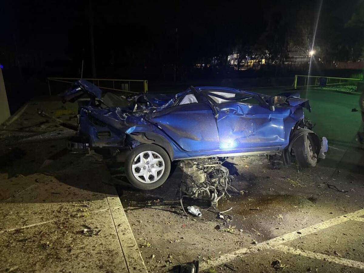 The landmark water wheel outside Rancho Cordova furniture store Naturwood Home Furnishings was destroyed early Saturday morning after a vehicle traveling on Highway 50 crashed into it. “The engine block of the vehicle was displaced and found under the vehicle,” the CHP said.