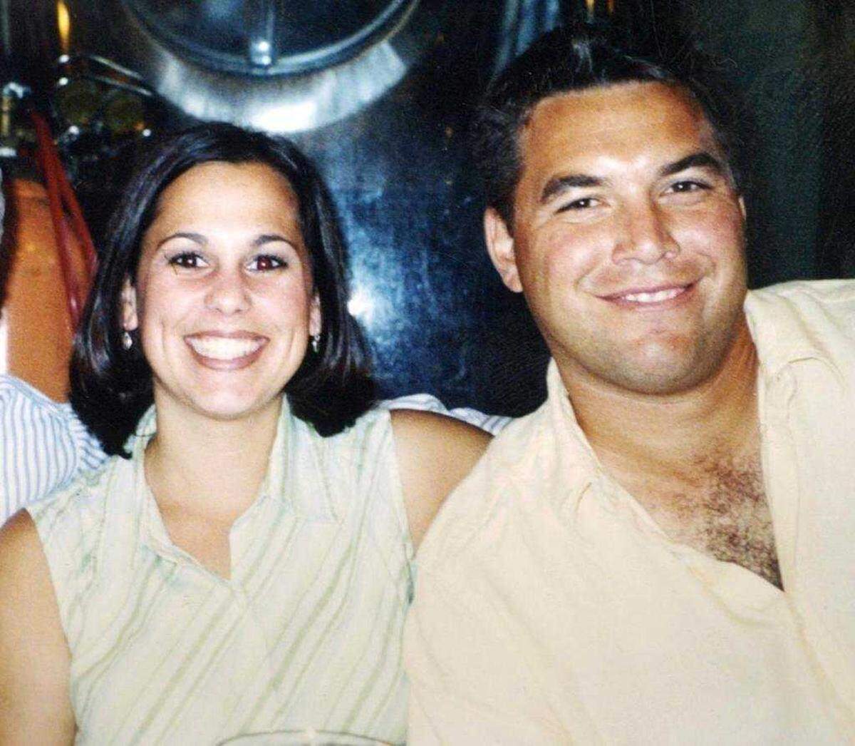 Laci and Scott Peterson appear in a photo before her disappearance and murder. Defense and prosecution lawyers battled in court Wednesday over whether Scott Peterson should be granted another chance to prove he didn’t kill his pregnant wife and their unborn son in December 2002.