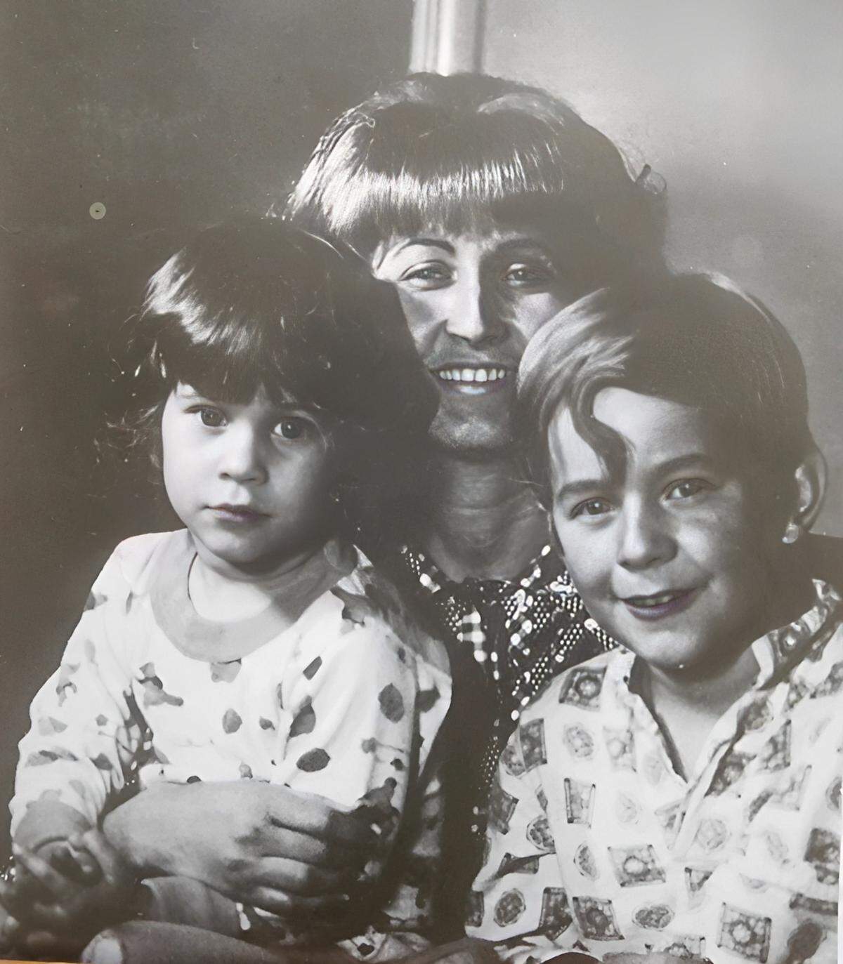 From left to right, Jason Miroth, Evelyn E. Miroth and Vern Miroth.