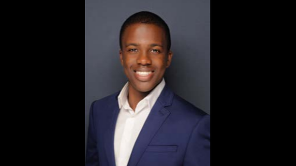 This photo shows Victor Moses, a former Denver Police Department recruit, before he sustained severe injuries while training to become an officer.