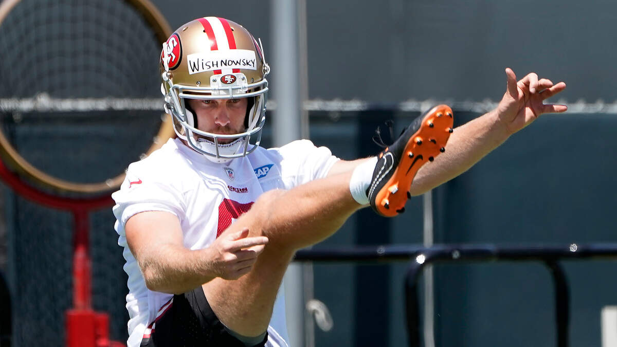 A background in Australian rules football is helping 49ers rookie Mitch Wishnowsky turn heads with his variation of punts.