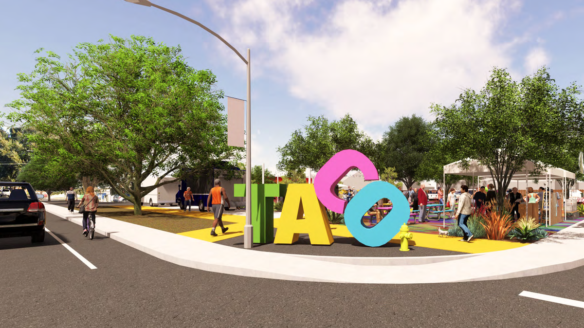 Sacramento will have its very own “Taco Plaza” at 2600 Northgate Blvd. The project is expected to take years to complete, but a launch event is planned for Friday, October 13, 2023.