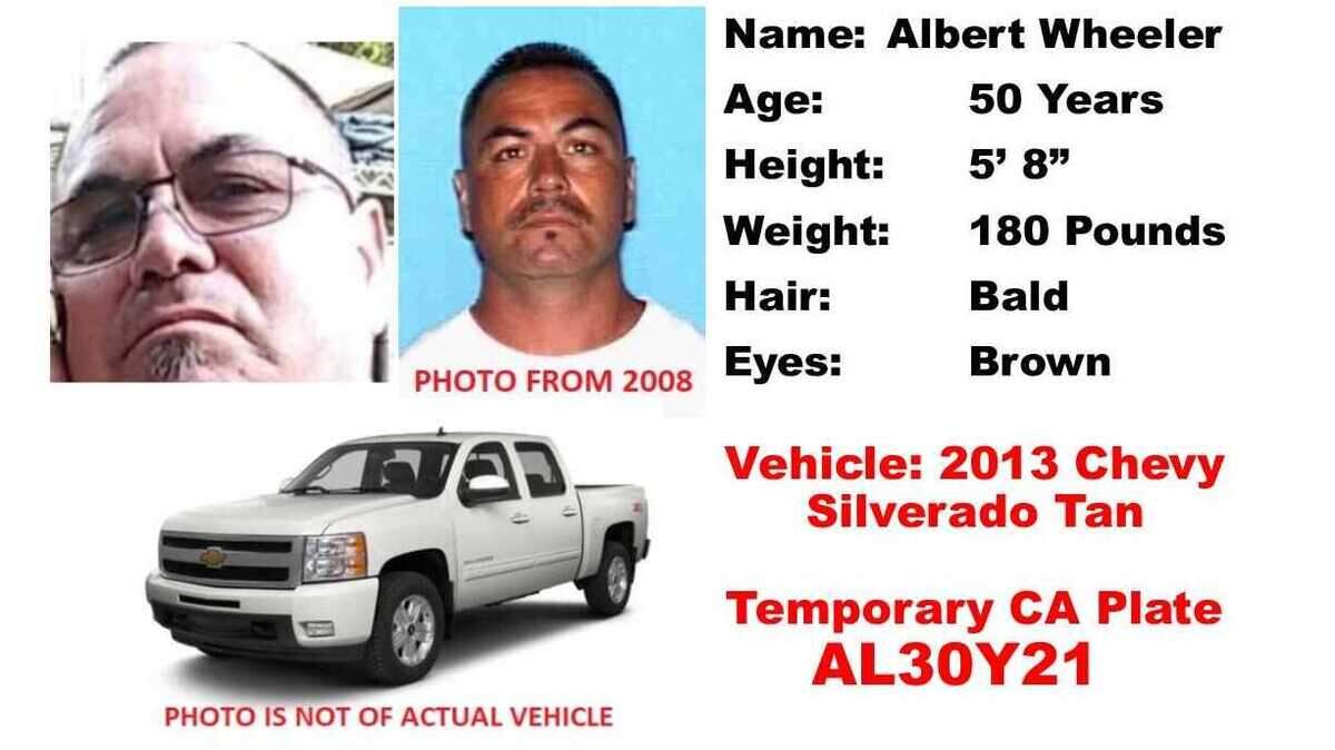 The California Highway Patrol issued a Blue Alert for 50-year-old Albert Wheeler. Sacramento Police said Wheeler, who was reported to be suicidal, fired upon officers before fleeing Tuesday, August 4, 2020, in North Sacramento.