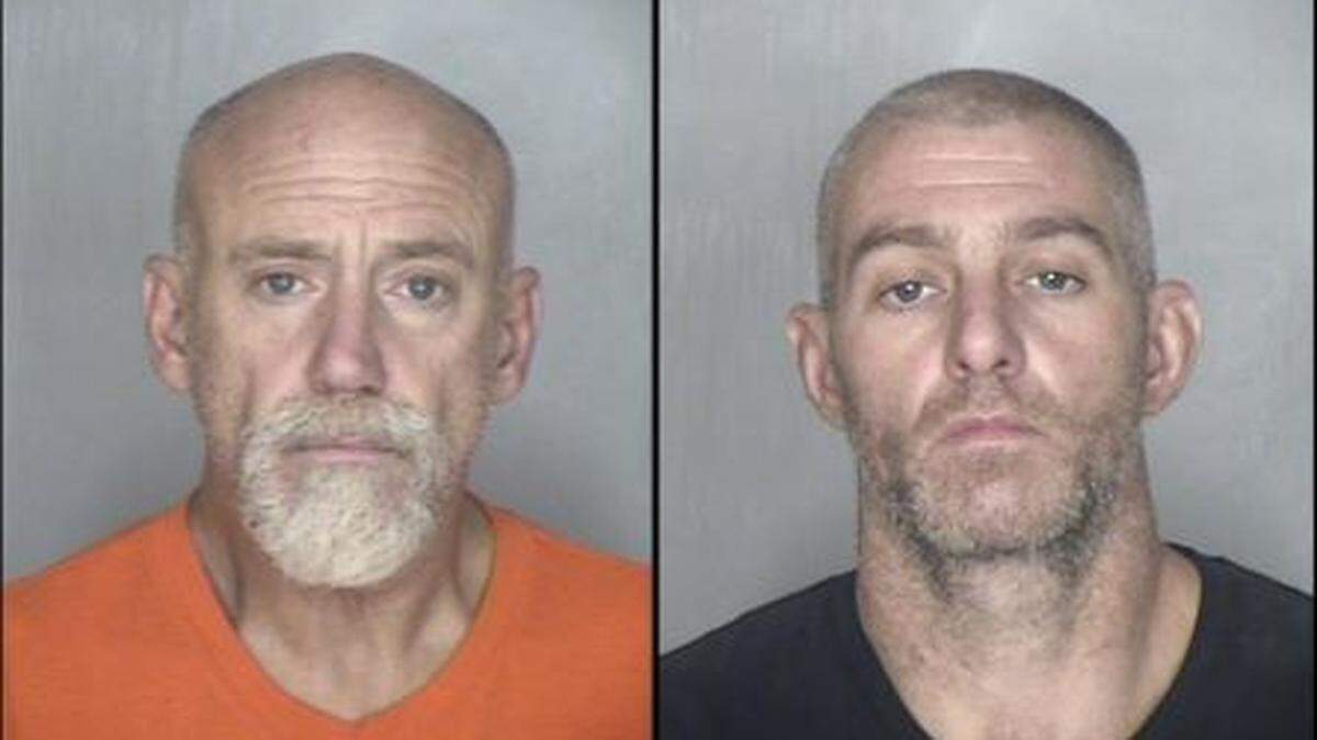 Robet DePalma, left, and William Erlbacher, right, of Concow.