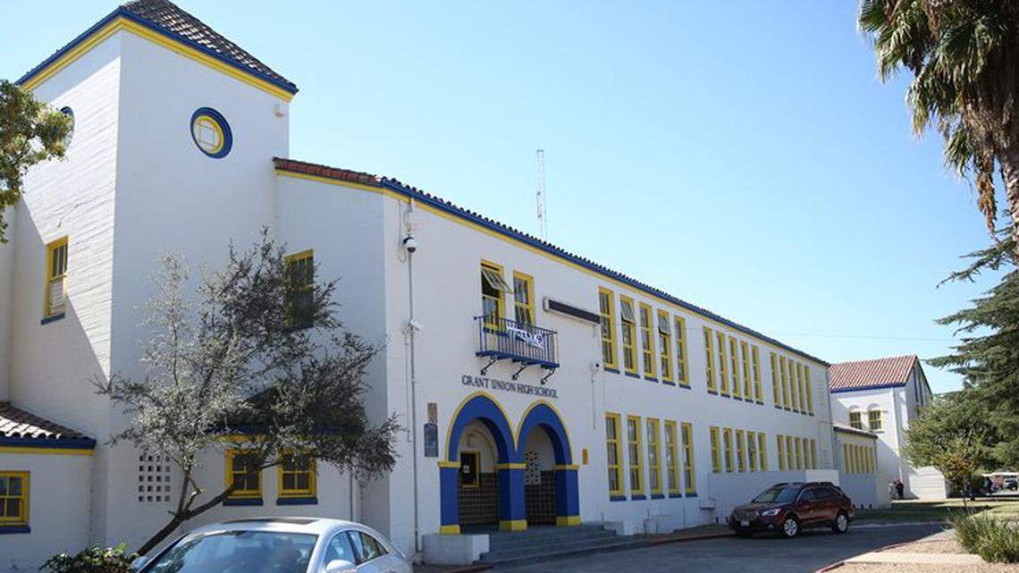 A Grant Union High School teacher was recorded using slant-eyes, widely considered a racist East Asian stereotype, to depict Chinese and Japanese people during a lesson on Thursday.